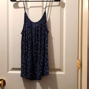 Blue Printed H&M Top
